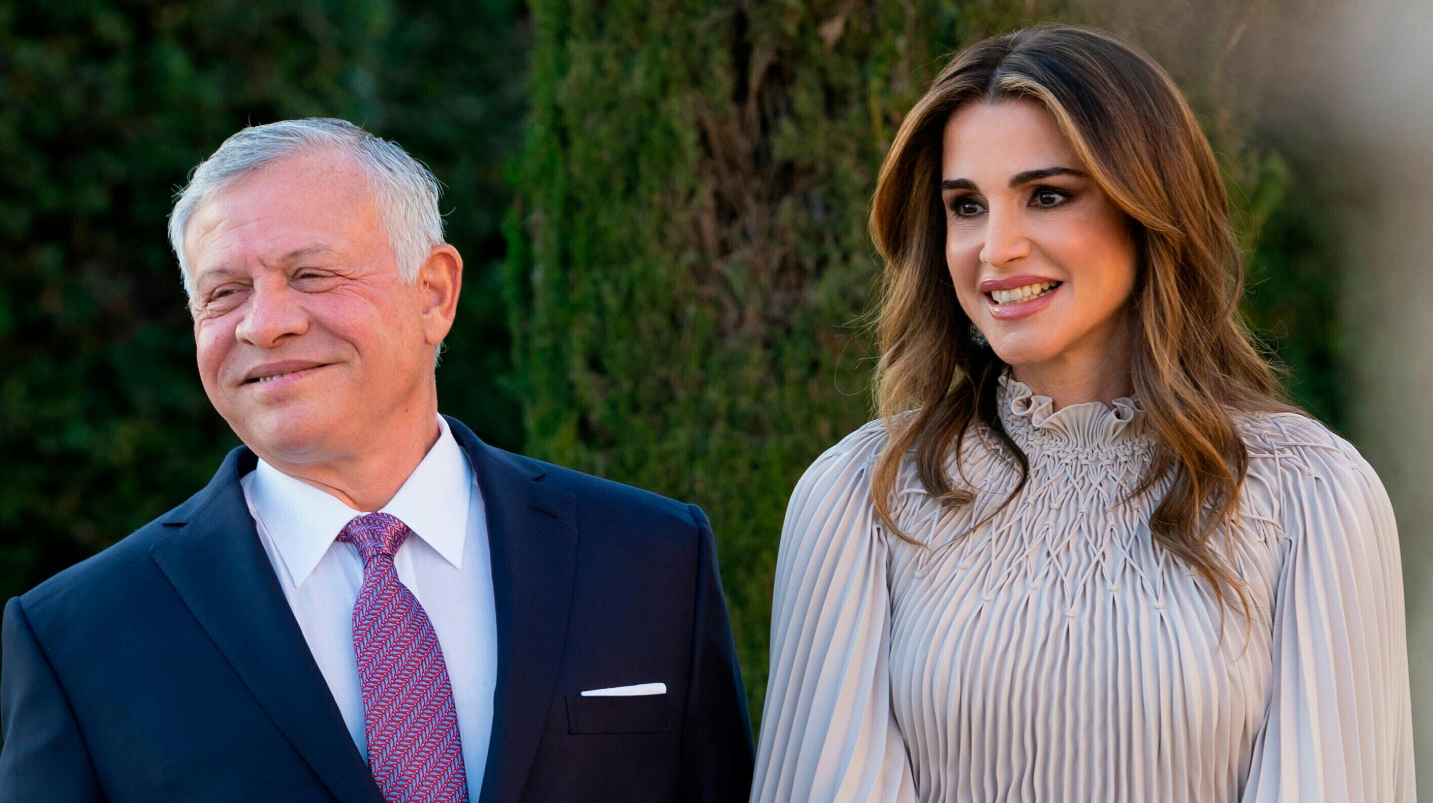 Kong Abdullah og dronning Rania. 