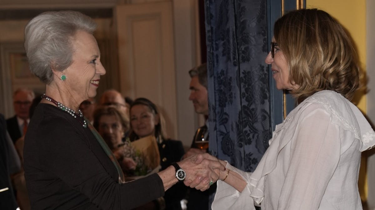 Prinsesse Benedikte og Lene Balleby.