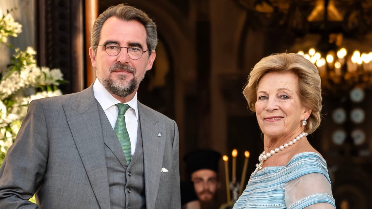 Nikolaos og dronning Anne-Marie
