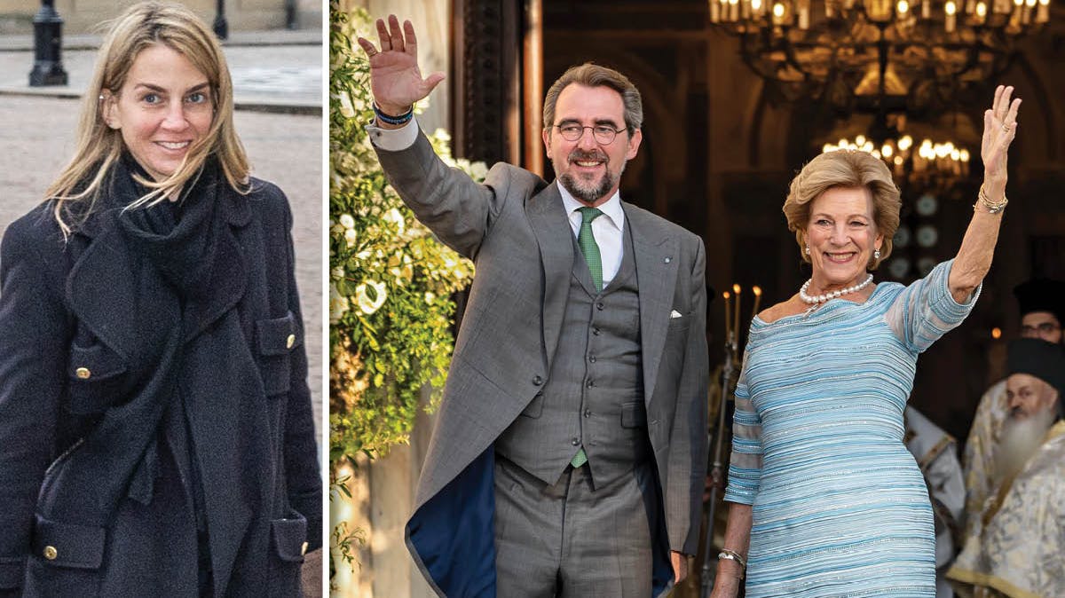 Chrysi Vardinogianni, Nikolaos og dronning Anne-Marie.