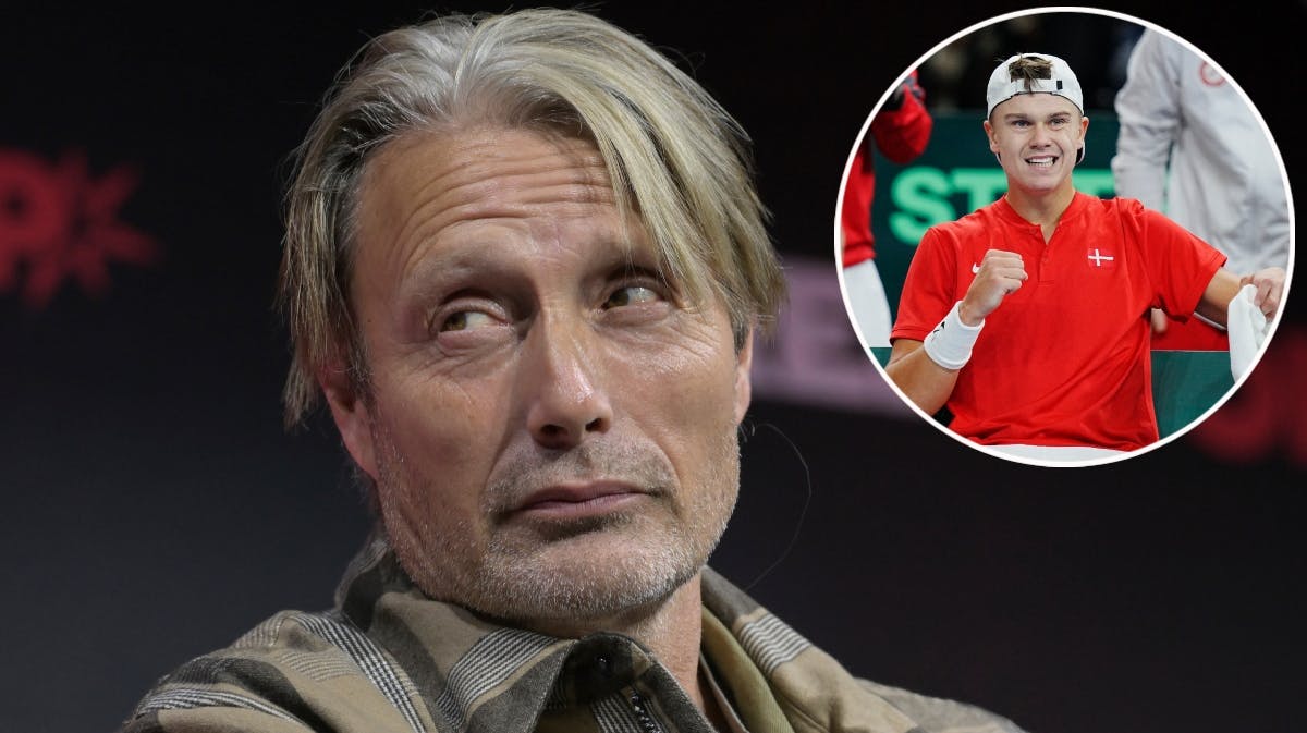 Mads Mikkelsen og Holger Rune.