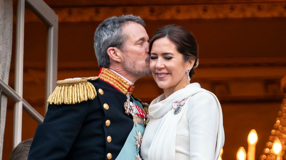 Kong Frederik og dronning Mary.