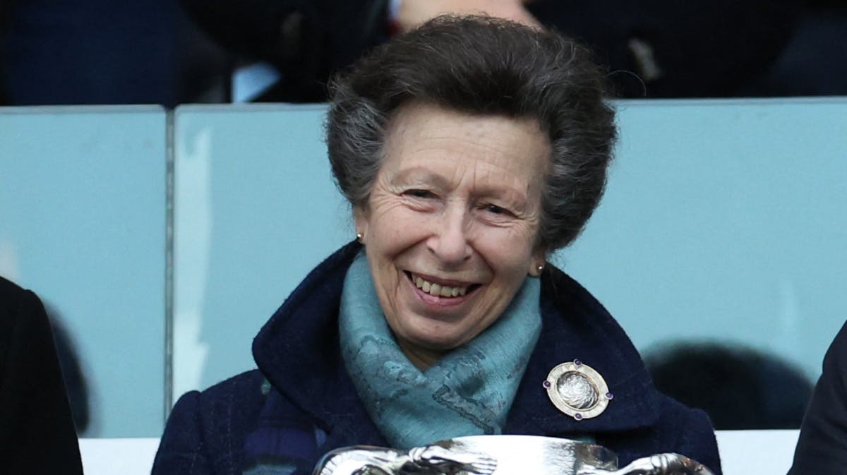 Prinsesse Anne i weekenden.