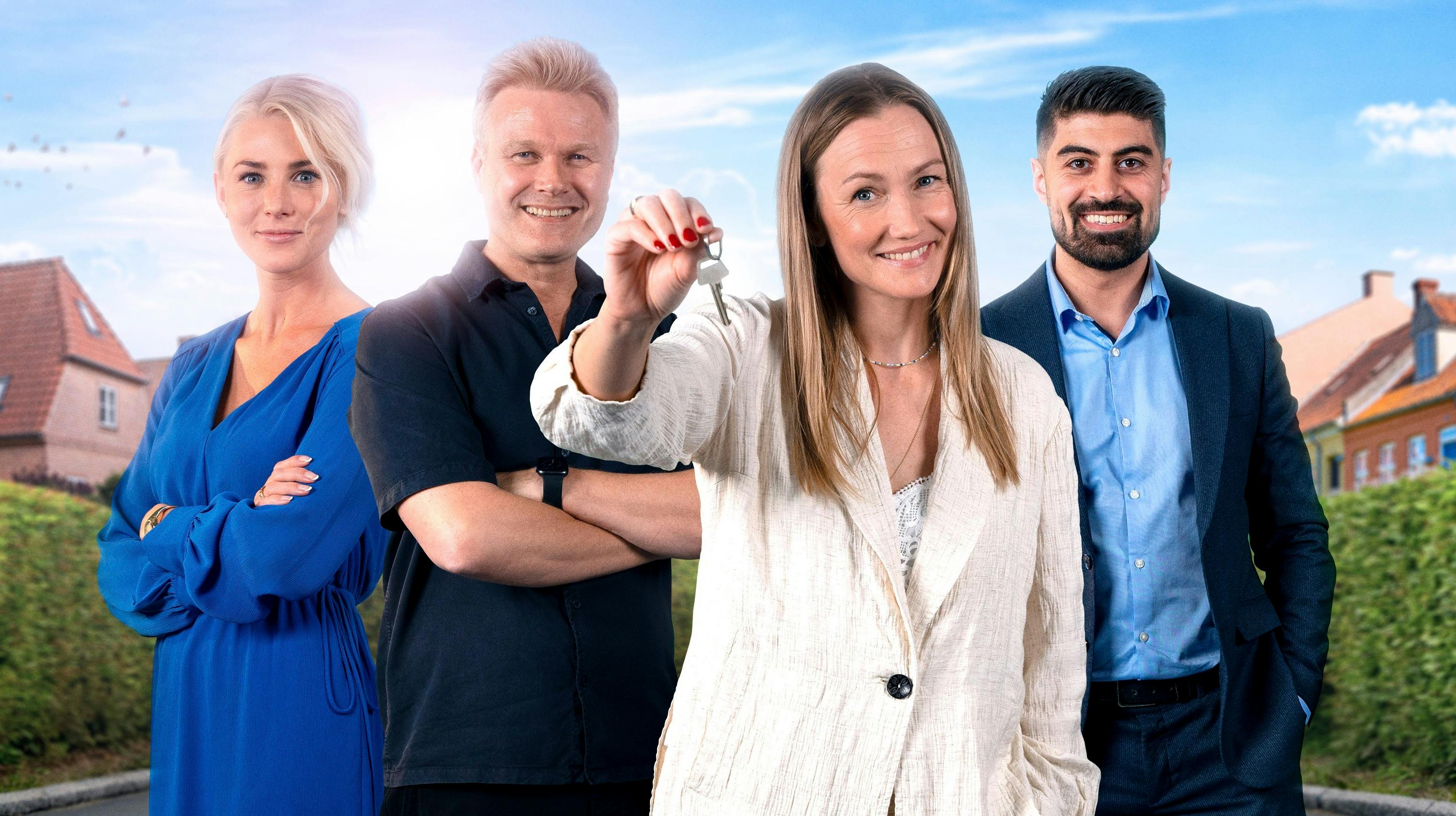 Værterne i ”Beliggenhed, beliggenhed, beliggenhed”.