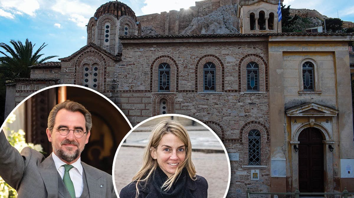 St Nikolaos Ragavas-kirken, hvor Nikolaos og Chrysi skal giftes fredag 7. februar 2025. 