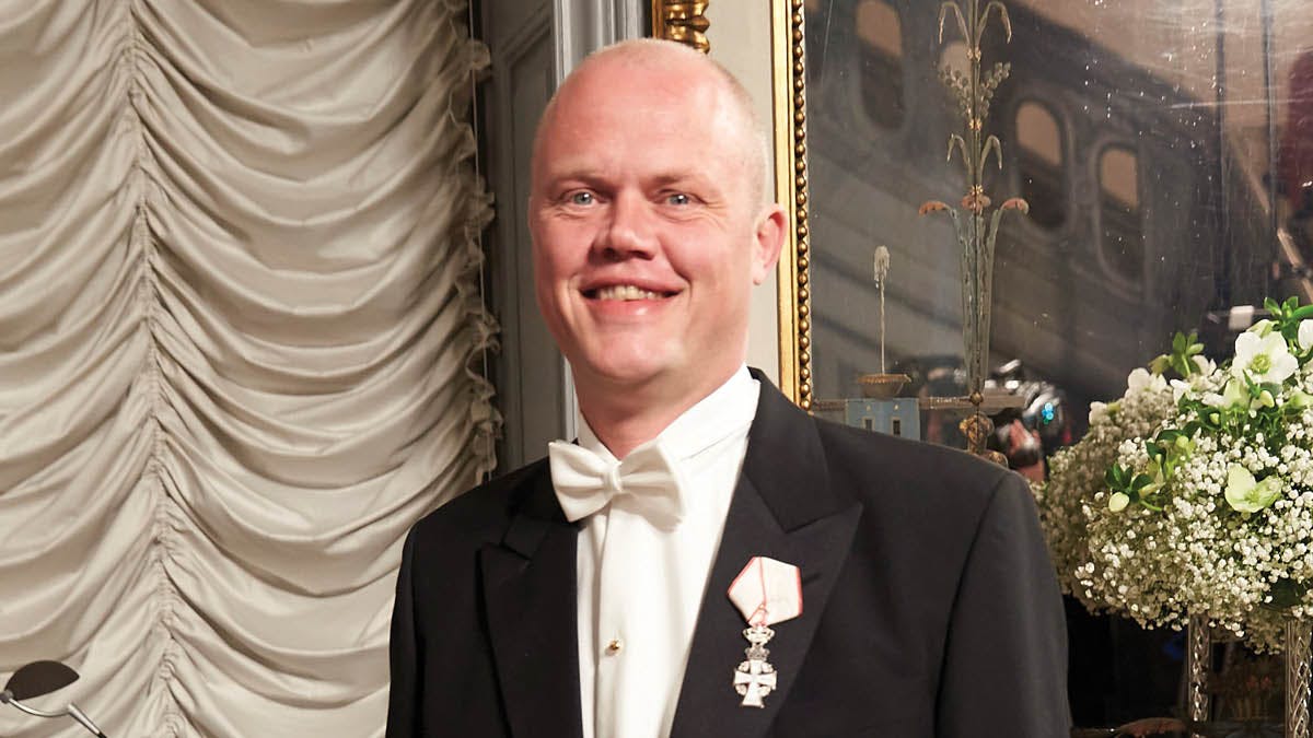 Peter Christensen til nytårstaffel på Amalienborg 1. januar 2016.&nbsp;