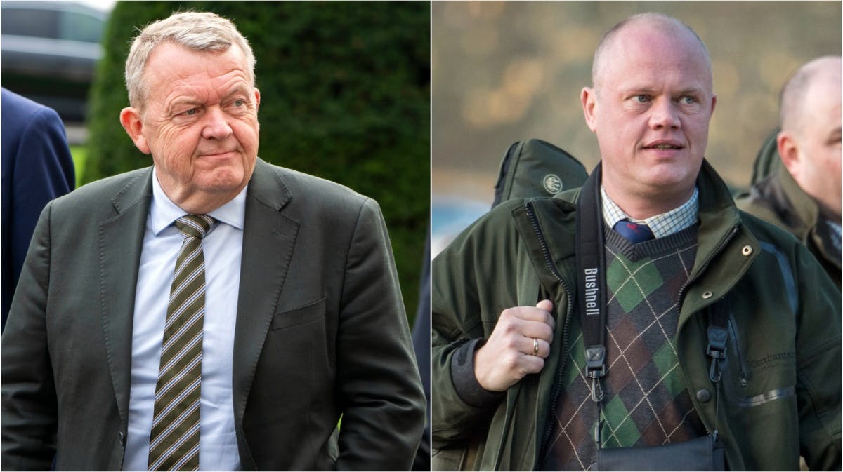 Lars Løkke Rasmussen og Peter Christensen.