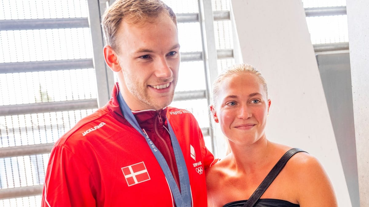 Mathias Gidsel og Katrine