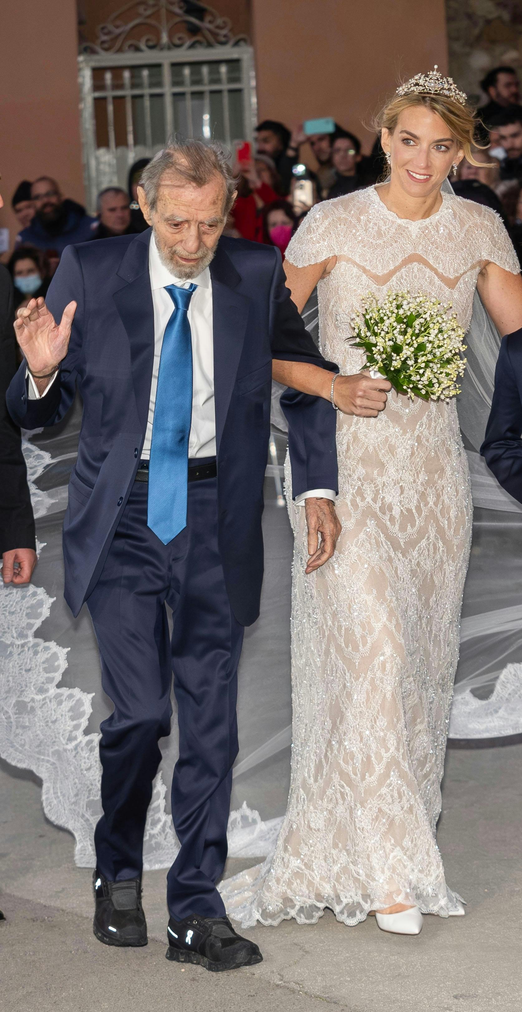 Chrysi Vardinogianni og hendes far, Giorgos.