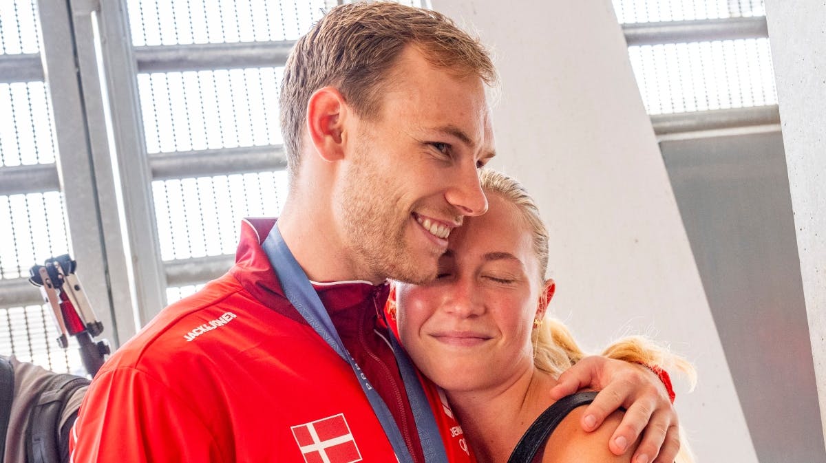 Mathias Gidsel og Katrine