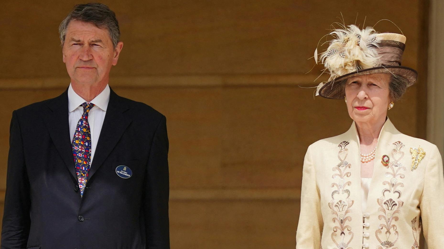 Sir Tim Laurence og prinsesse Anne. 