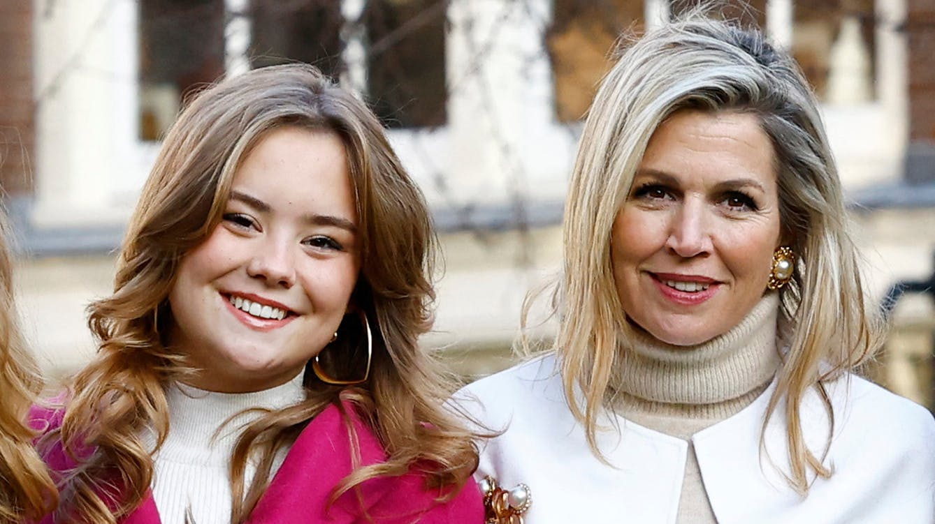 Dronning Maxima og prinsesse Ariane. 