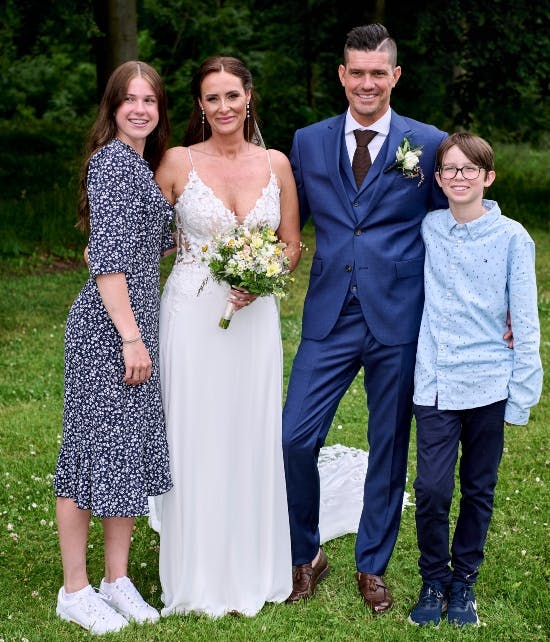 Freia, Michelle, Kristian og Max.