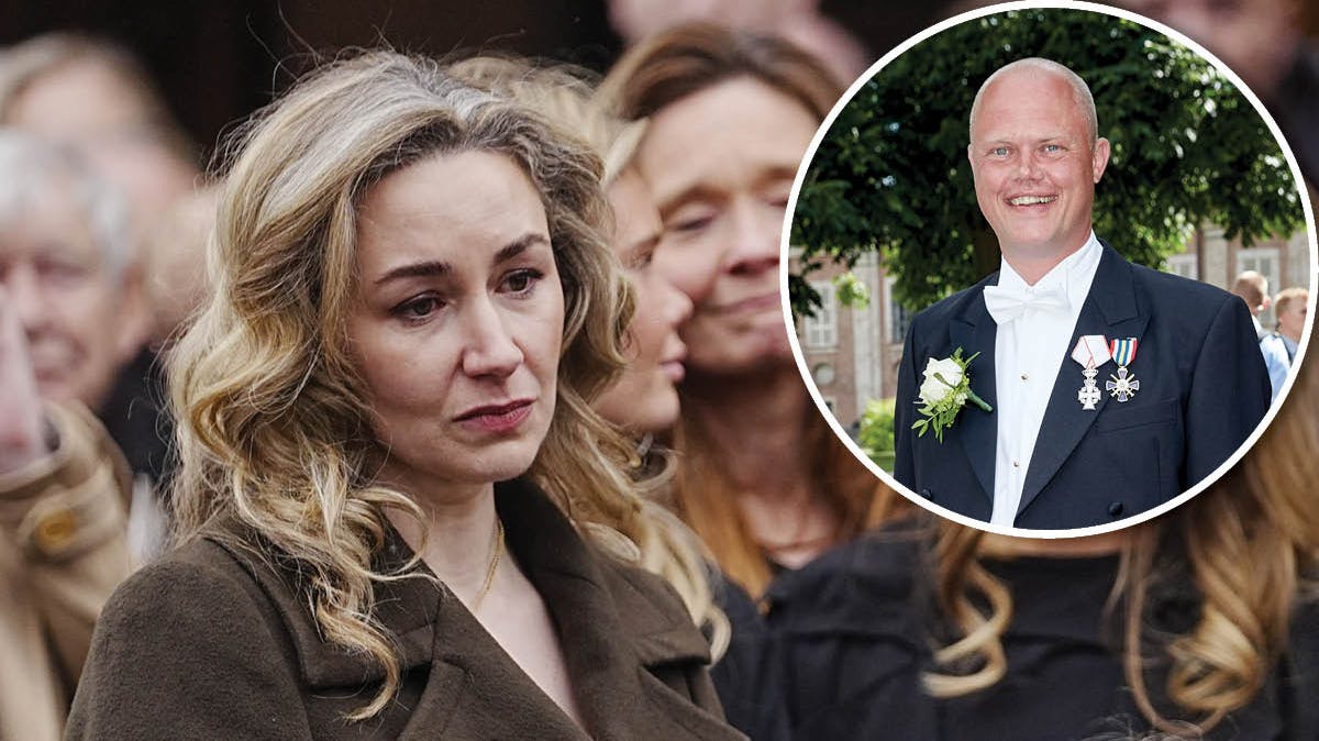 Josefine Kofoed sagde et sidste farvel til sin elskede Peter Christensen.