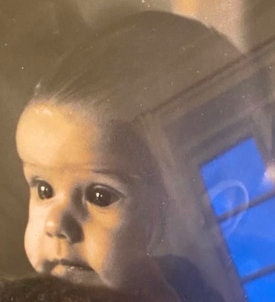 Kristian Dalsgaard som baby.