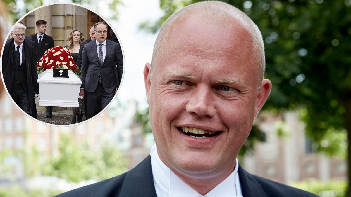 Bemærkede du det? Kongelig detalje på Peter Christensens kiste var ...