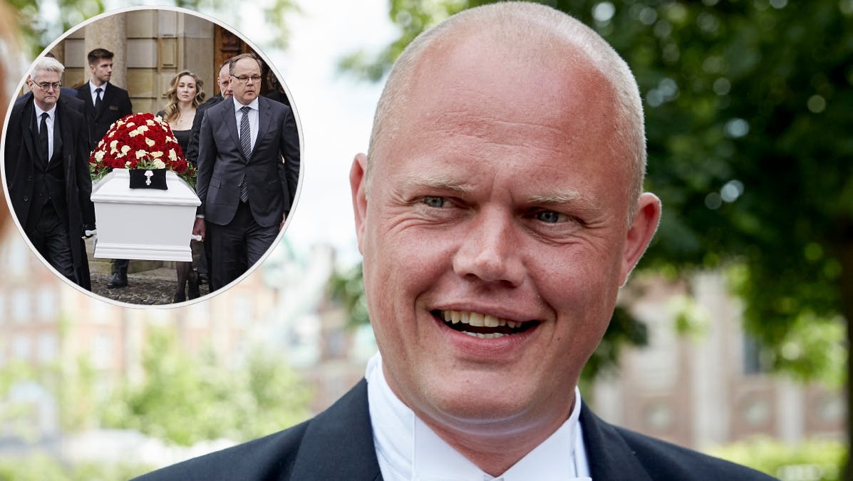 Bemærkede du det? Kongelig detalje på Peter Christensens kiste var ...