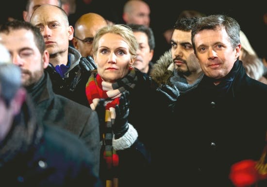 Kronprins Frederik og Helle Thorning-Schmidt.