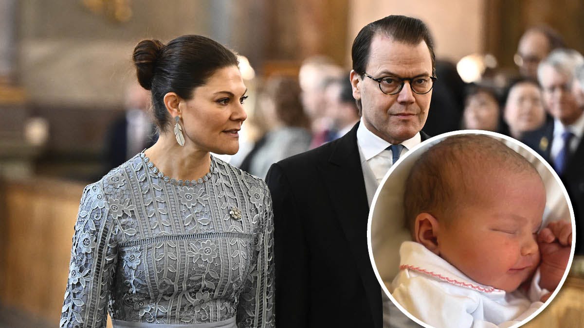 Kronprinsesse Victoria, prins Daniel og prinsesse Ines.