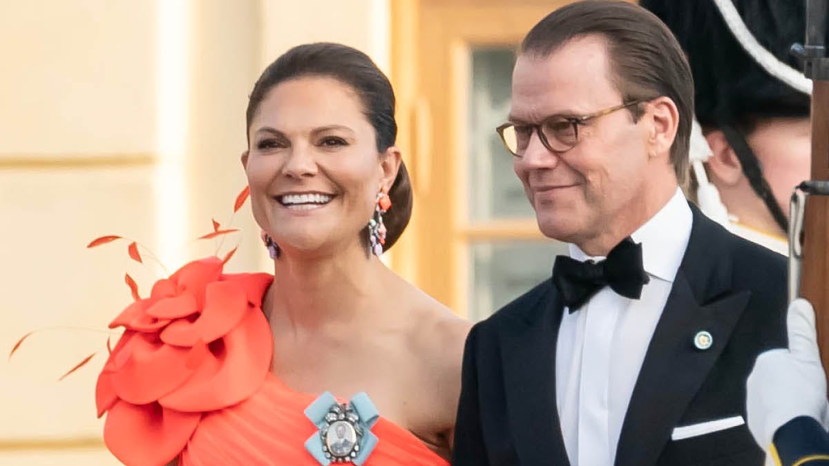 Kronprinsesse Victoria og prins Daniel. 