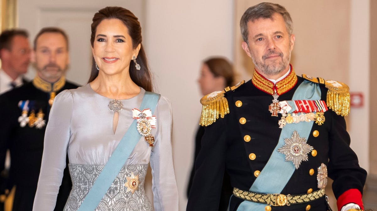 Dronning Mary og kong Frederik