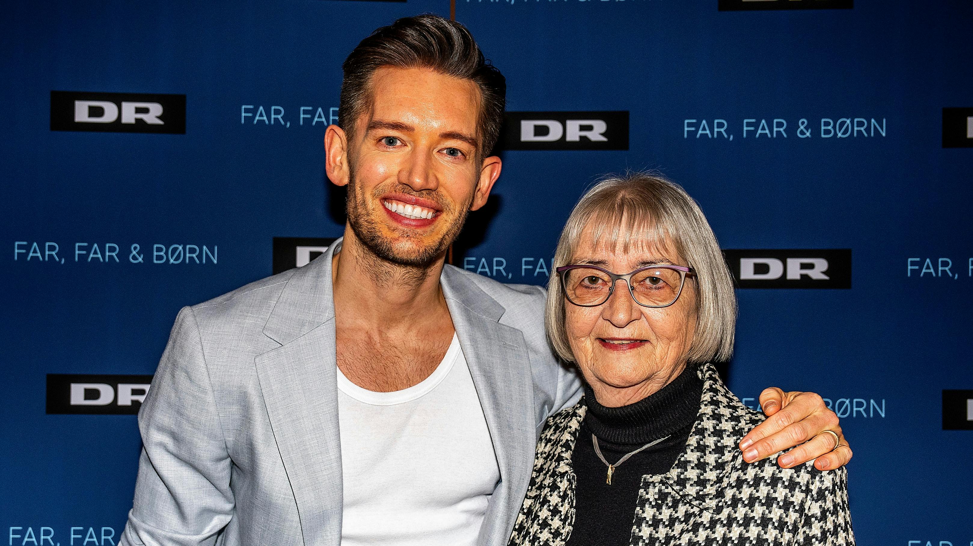 Morten Kjeldgaard med mor Inge-Lise Kjeldgaard.