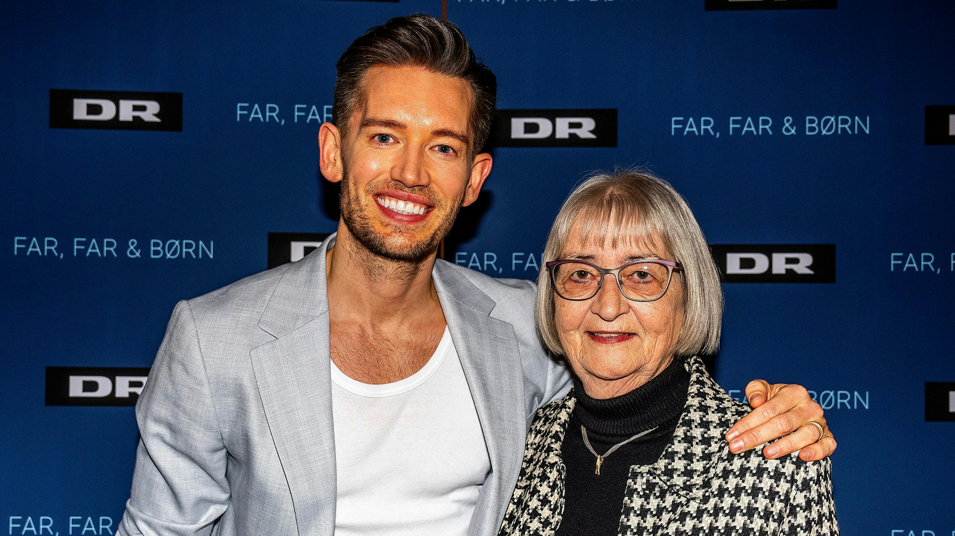 Morten Kjeldgaard med mor Inge-Lise Kjeldgaard.