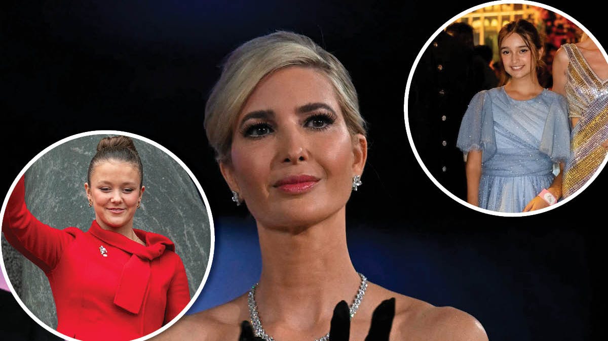 Ivanka Trump, Arabella Kushner og prinsesse Isabella.