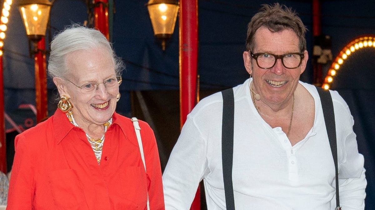 Dronning Margrethe og Søren Østergaard