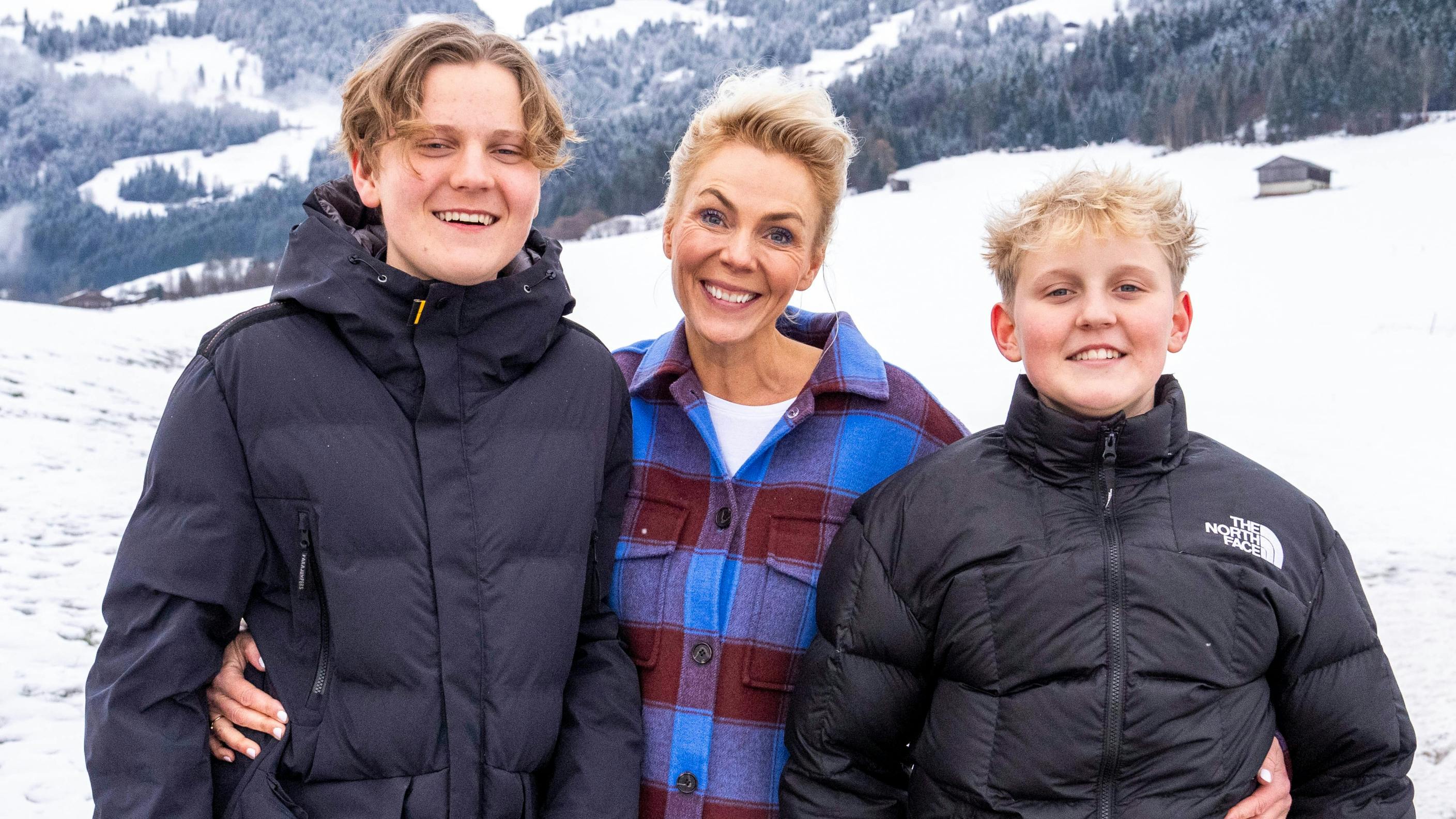 Lene Beier med sønnerne Arthur og Otto. 