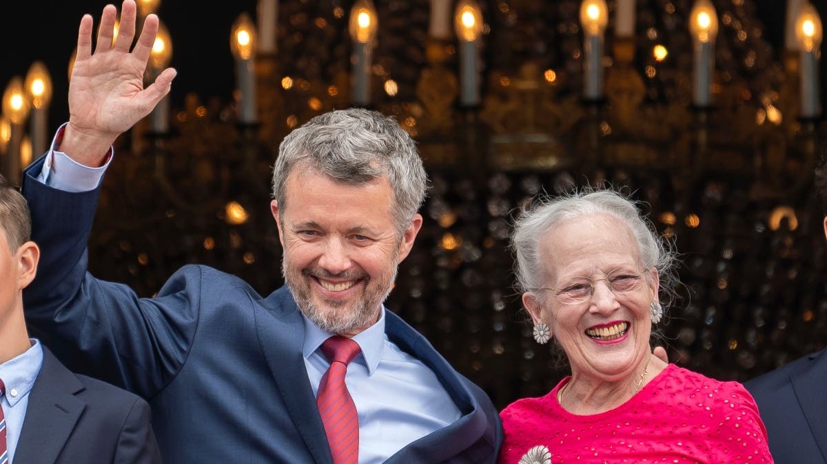Kong Frederik og dronning Margrethe.