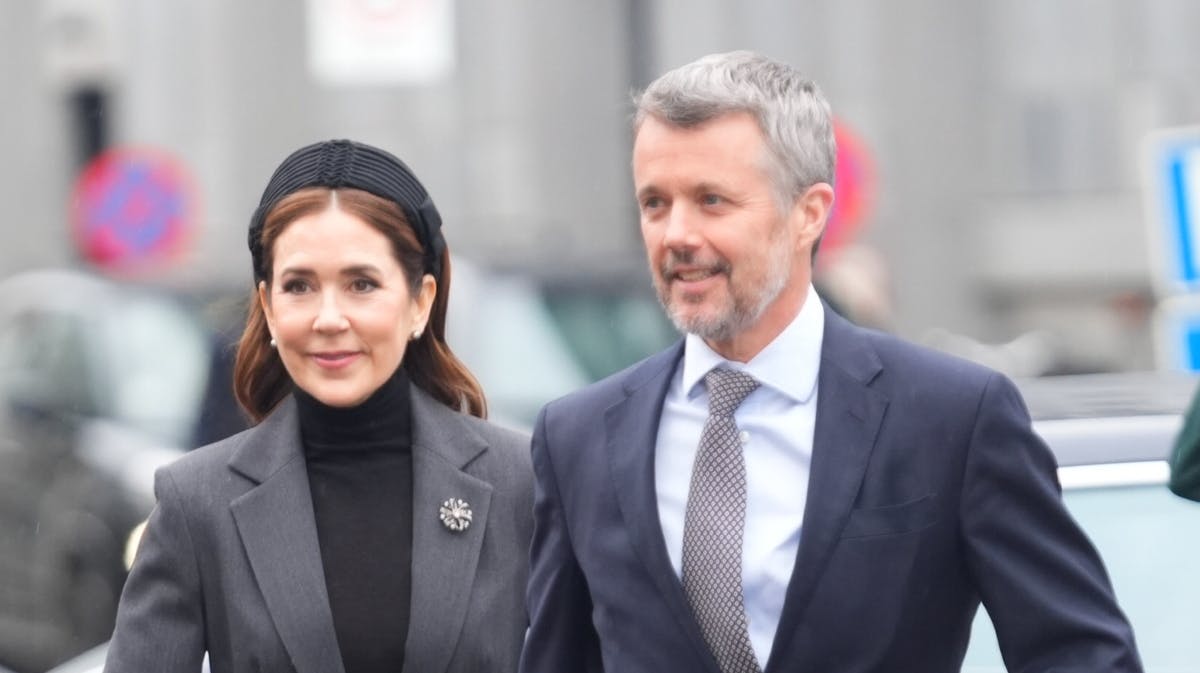 Dronning Mary og kong Frederik.