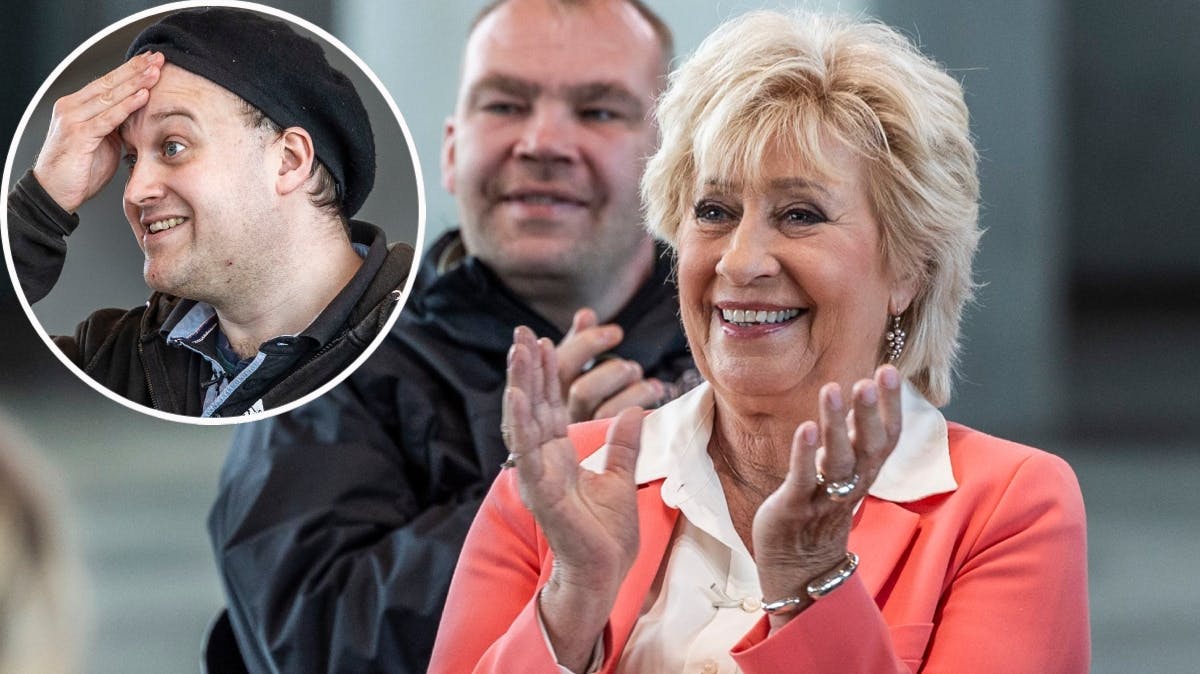 David og Birthe Kjær i "En særlig samtale"