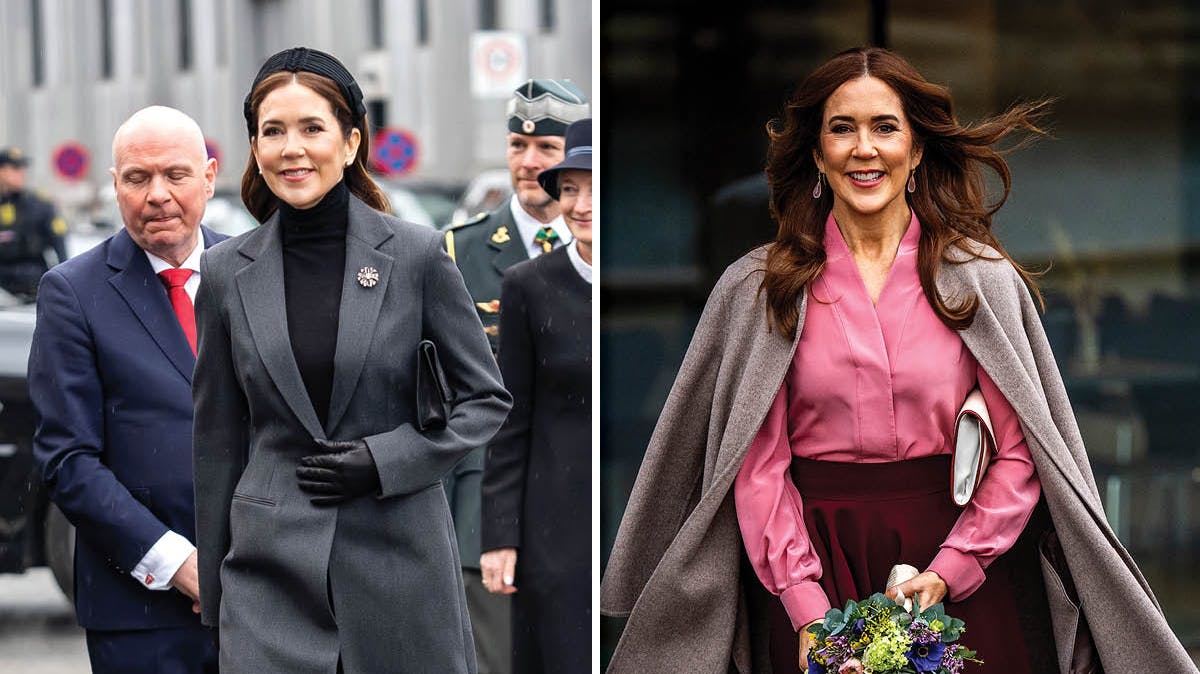 Dronning Mary til gudstjeneste mandag og EliteForsk Prisen 2025 tirsdag.