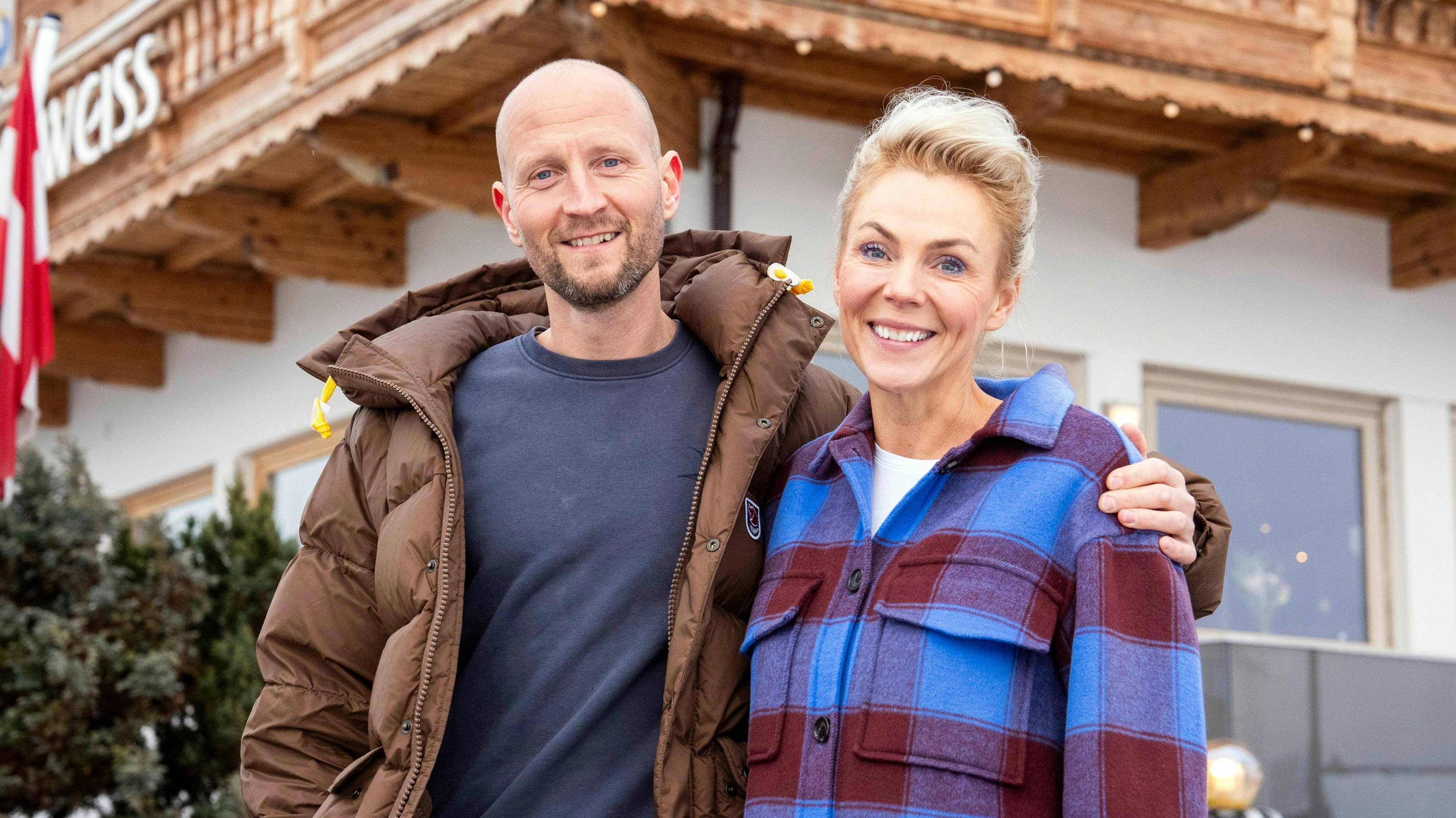 Lene Beier og ægtemanden Anders.