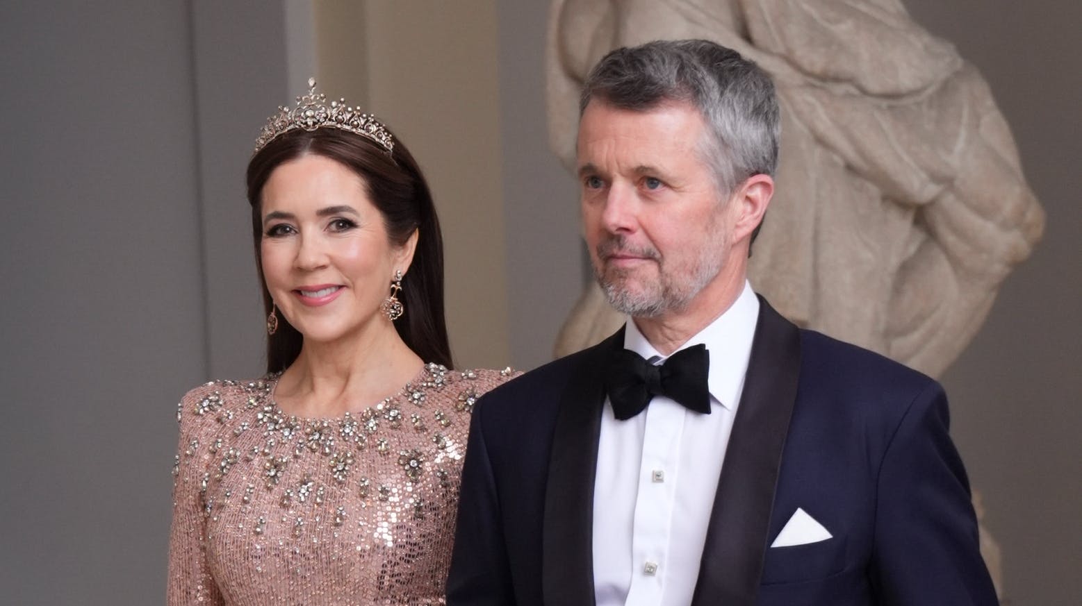 Dronning Mary og kong Frederik.