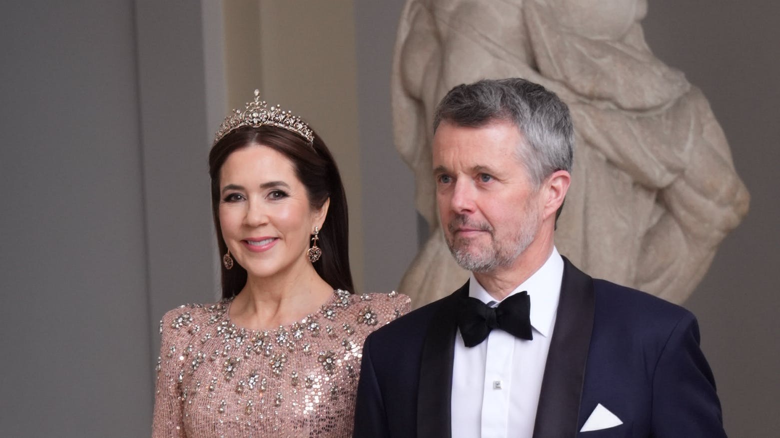 Dronning Mary og kong Frederik.