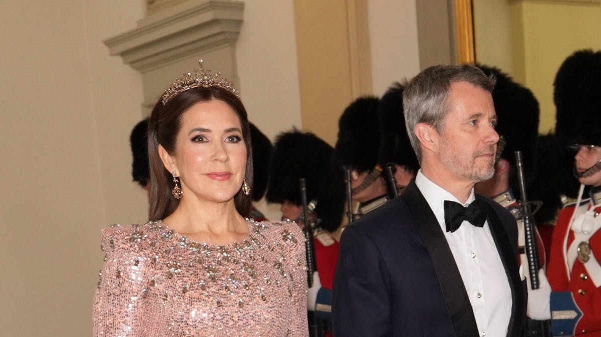 Dronning Mary og kong Frederik.