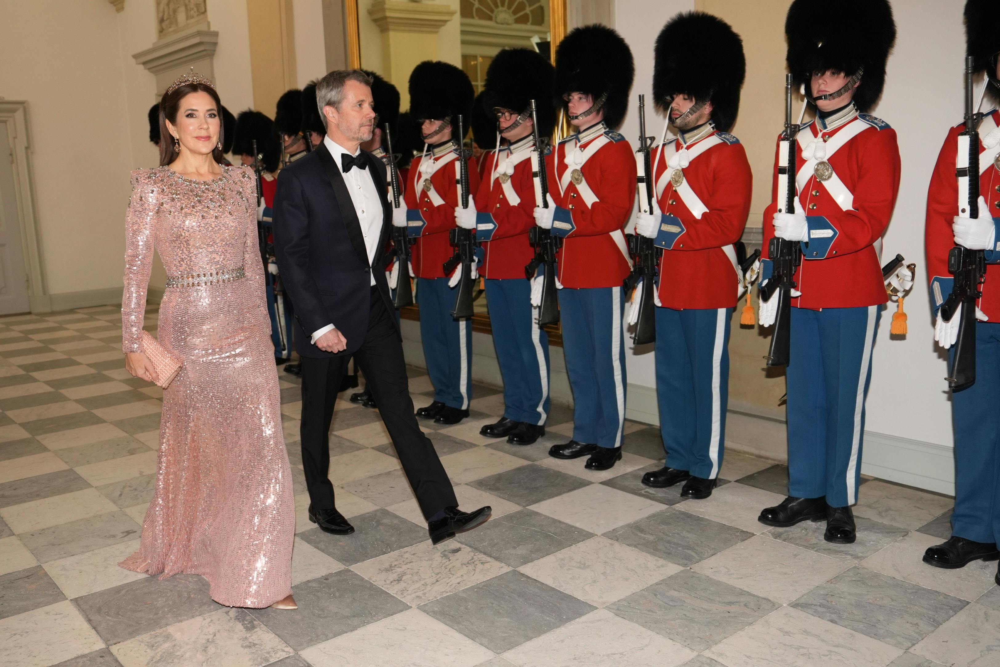 Dronning Mary og kong Frederik.