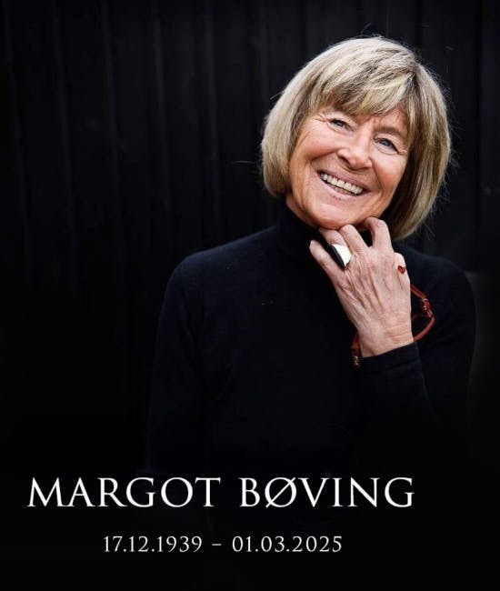 Charlotte Bøvings mor Margot.