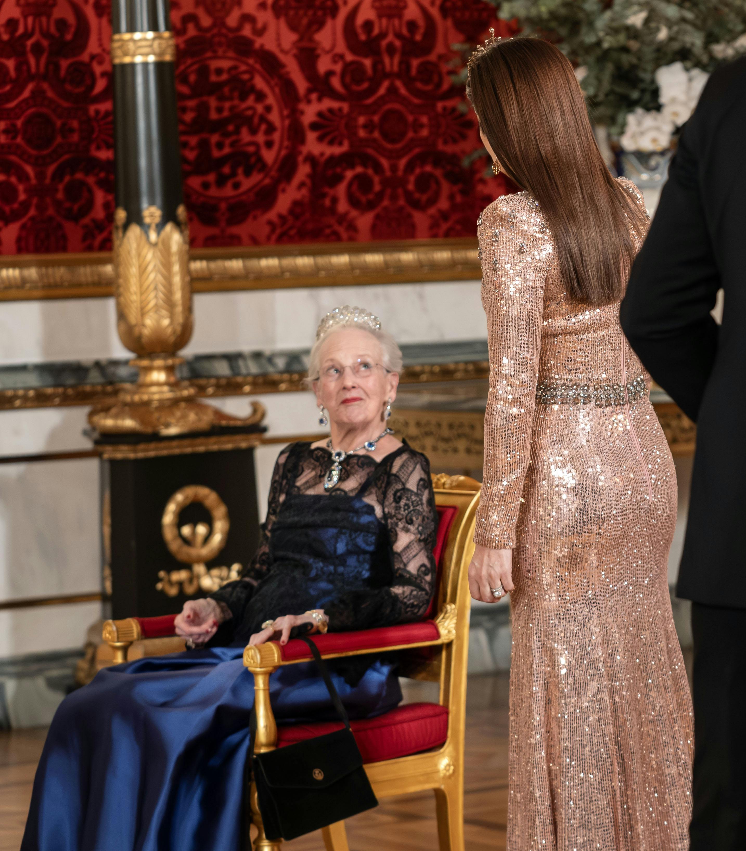 Dronning Margrethe og dronning Mary