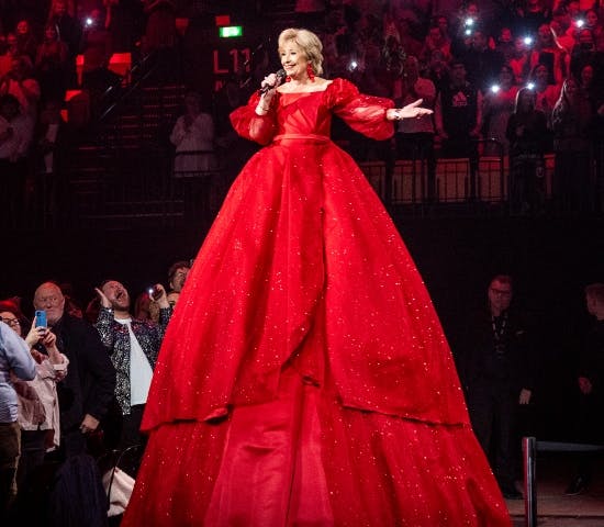 Birthe Kjær ved Dansk Melodi Grand Prix 2025.