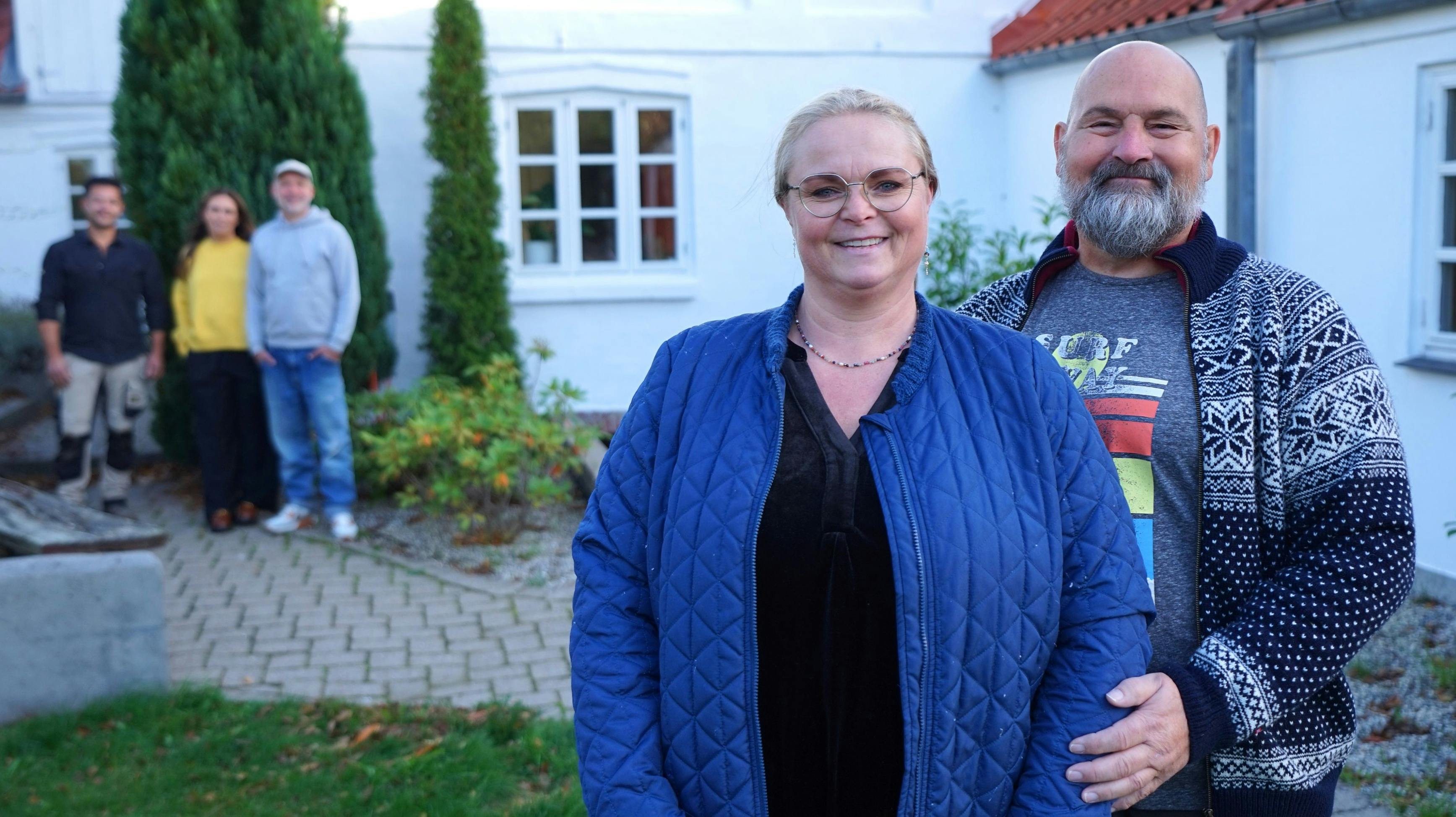 Mette og Gert fra "I hus til halsen".