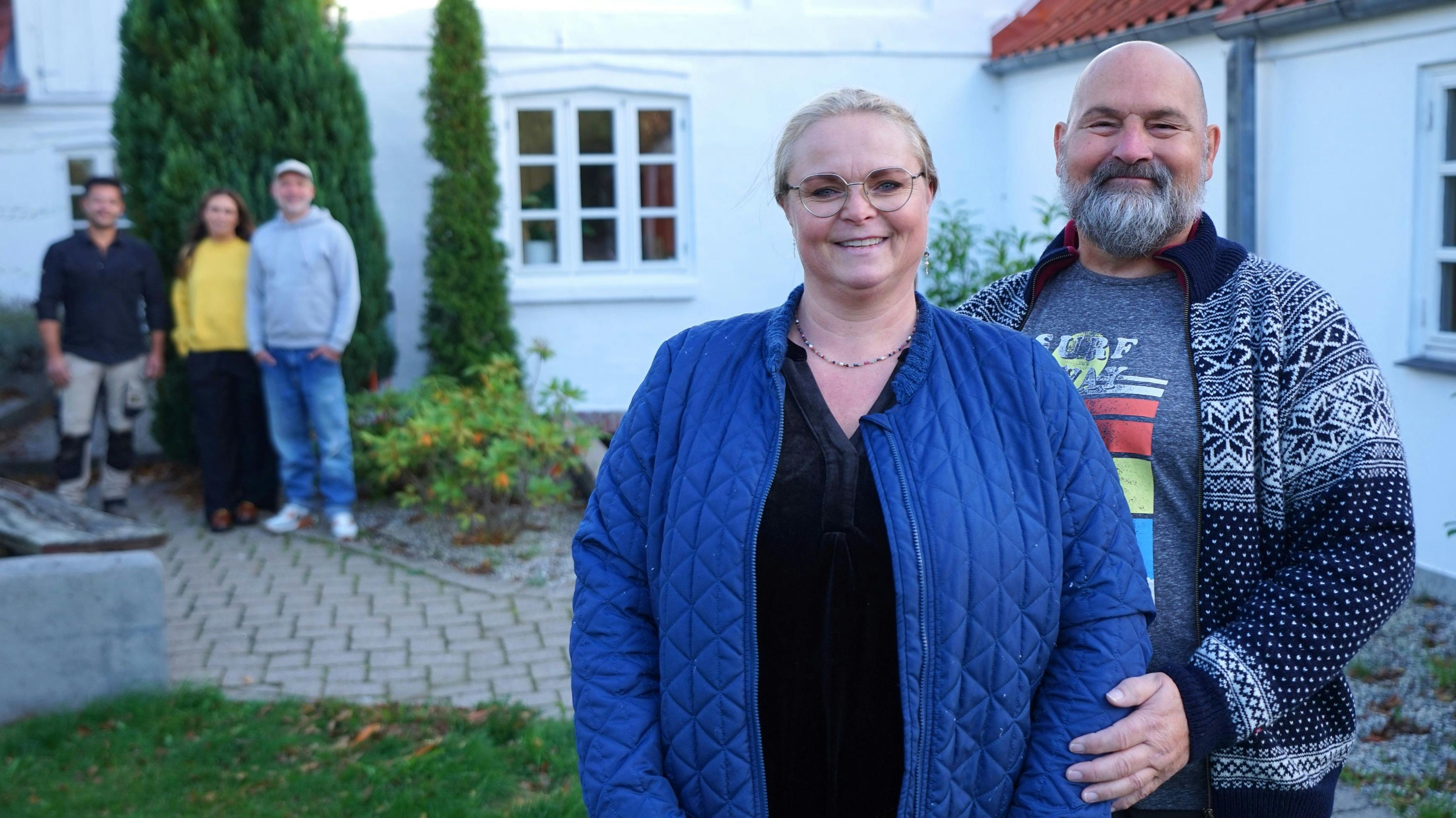 Mette og Gert fra "I hus til halsen".