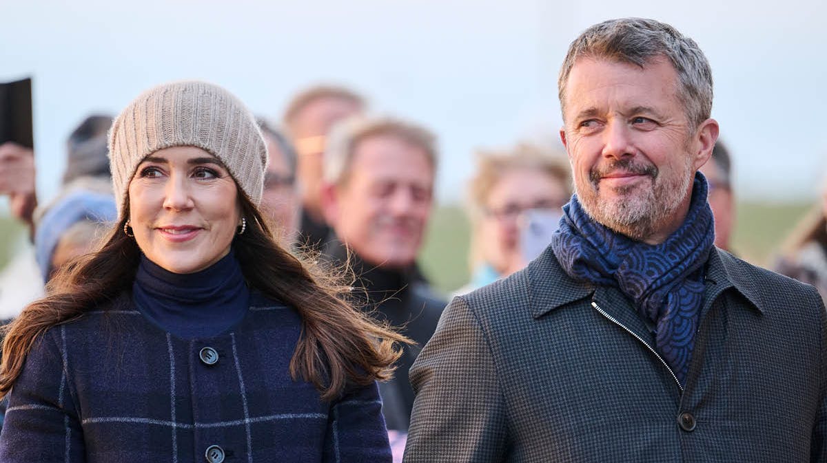 Dronning Mary og kong Frederik.