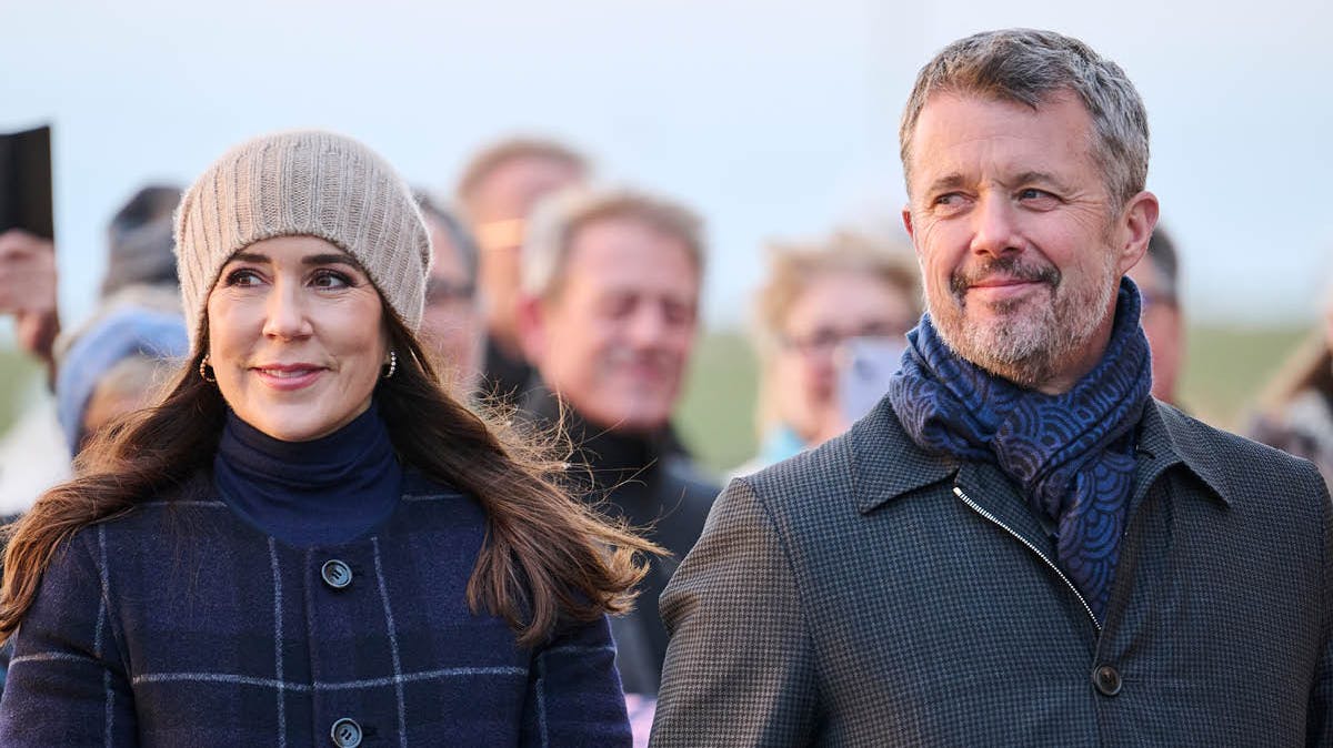 Dronning Mary og kong Frederik.