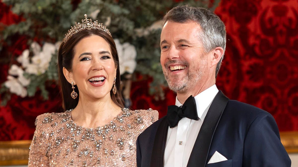 Dronning Mary og kong Frederik.