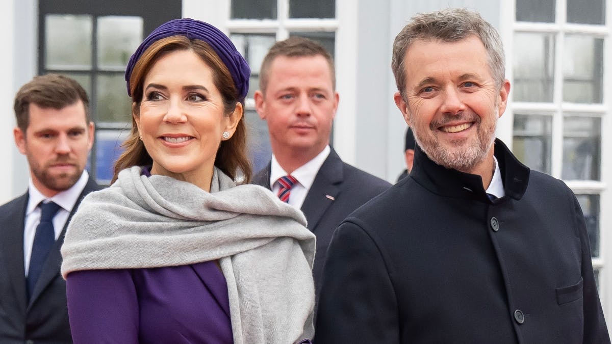 Dronning Mary og kong Frederik