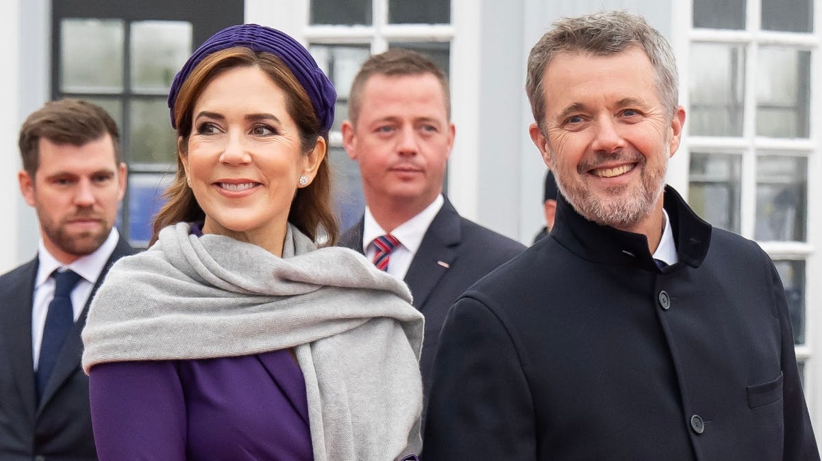 Dronning Mary og kong Frederik
