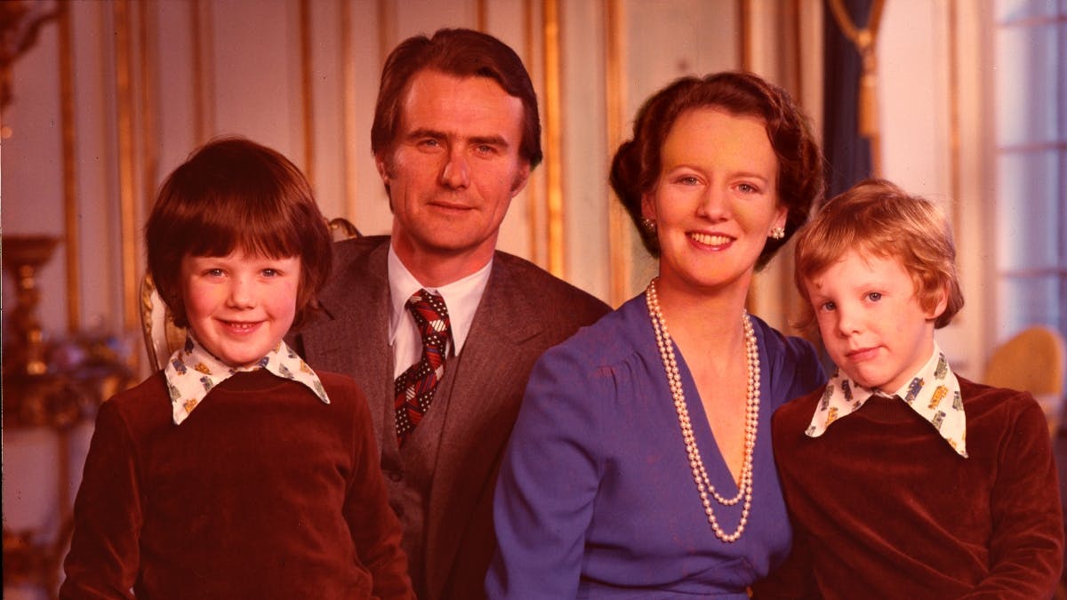 Kongefamilien i 1970'erne.